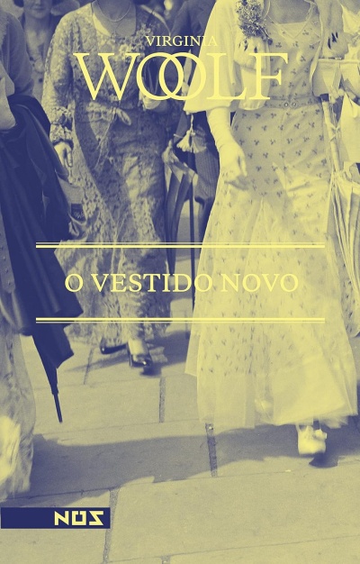 Vestidos longos florais e texto VIRGINIA WOOLF O VESTIDO NOVO