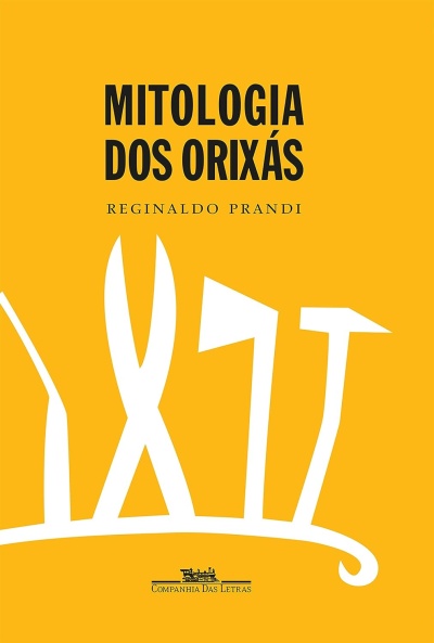 Capa de livro amarelo com título e ilustração branca