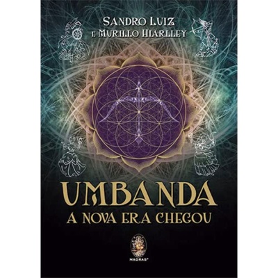 Capa de livro com design geométrico e texto em dourado sobre fundo escuro abstrato
