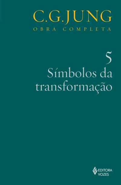 Capa de livro Símbolos da transformação de C.G. Jung, editora Vozes.