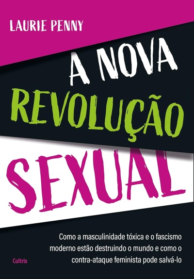 Capa do livro A Nova Revolução Sexual com título em várias cores sobre fundo preto.