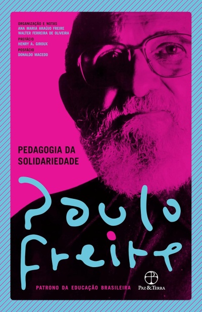 Capa de livro Pedagogia da Solidariedade de Paulo Freire
