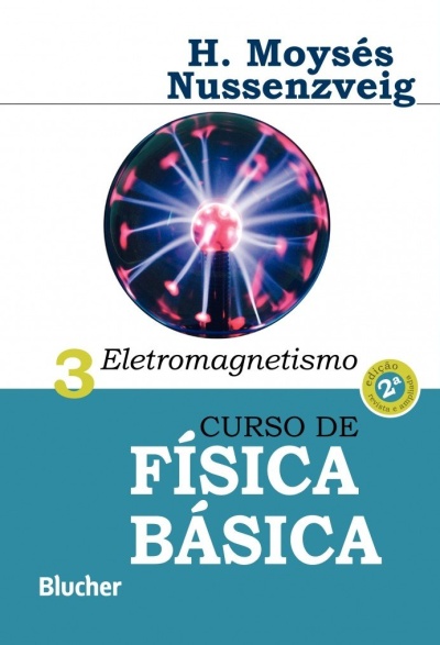 Capa do livro Curso de Física Básica com destaque para eletromagnetismo e imagem esférica luminosa
