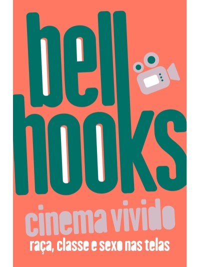 Capa de livro coral com texto verde e rosa e ícone de câmara de vídeo