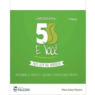 Capa de livro Programa 5S E Você com fundo verde e texto branco e verde