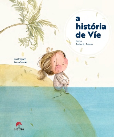 Capa de livro infantil com ilustração de criança numa colina e texto em português.