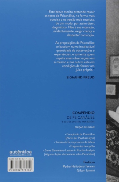 Contracapa de livro azul com texto em português e ISBN