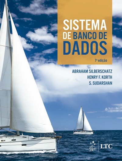 Capa de livro com título e imagem de veleiros no mar