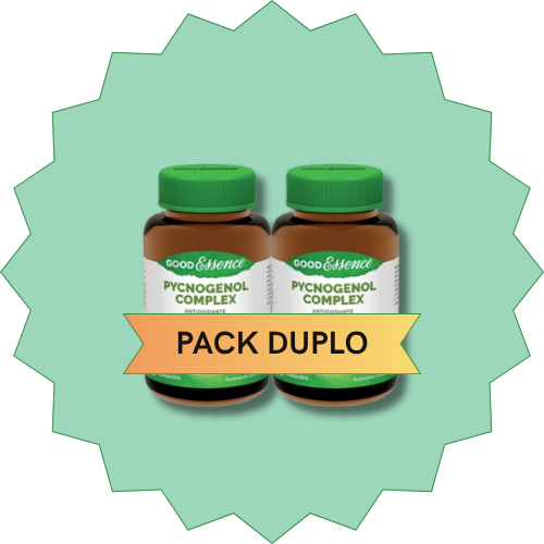 Pack Good Essence Pycnogenol Complex 30mg 30 Cápsulas Pack duplo de frascos de suplemento PYCNOGENOL COMPLEX Good Essence