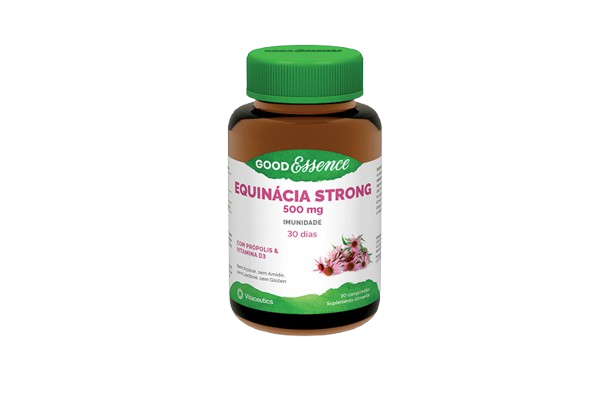 Good Essence Equinácea Strong 90 Cápsulas Frasco de suplemento Equinácia Strong Good Essence 500 mg para 30 dias