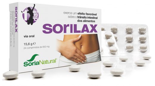Sorilax 24 Comprimidos Embalagem de comprimidos Sorilax com 24 unidades, marca Soria Natural