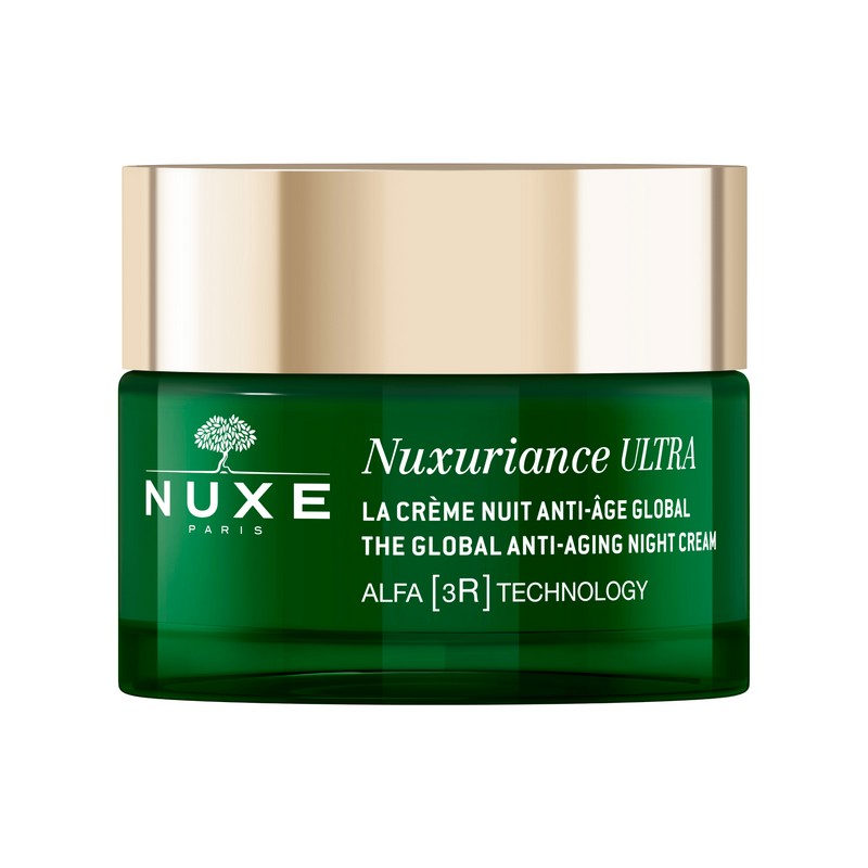 Nuxe Nuxuriance Ultra Creme de Noite 50 ml Frasco verde de creme de noite anti-idade Nuxe Nuxuriance Ultra