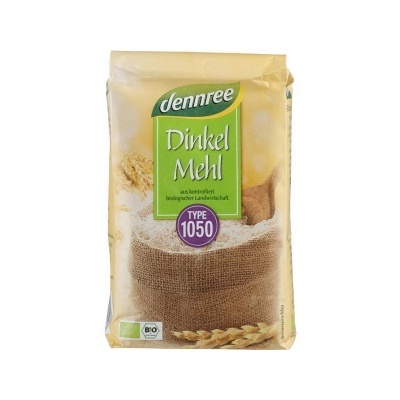 Pacote de farinha de espelta dennree tipo 1050