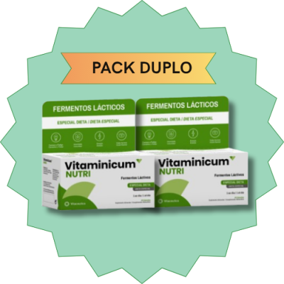 Pack duplo de suplementos Vitaminicum Nutri com fermentos lácticos