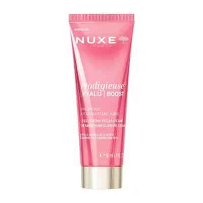 Tube rosa de creme gel NUXE Prodigieuse HYALU BOOST