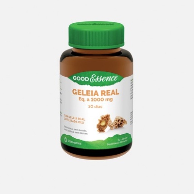 Pote de suplemento alimentar GoodEssence Geleia Real