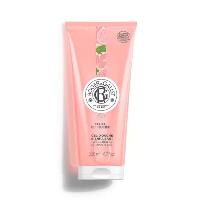 Gel de duche Roger & Gallet Fleur de Figuier em embalagem rosa