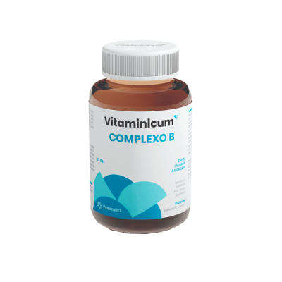 Frasco de suplemento Vitaminicum Complexo B