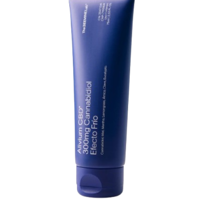 Tubo azul com creme de canabidiol 300mg