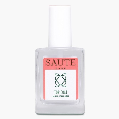 Frasco de verniz transparente SAUTE CARE Top Coat