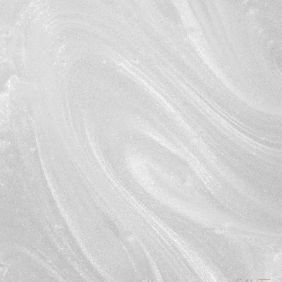 Textura de esmalte marmoreado cinza e branco com brilho e texto SAUTE NAILS