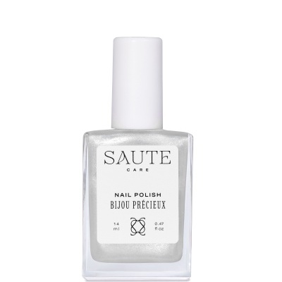 Esmalte de unhas branco cintilante SAUTE CARE