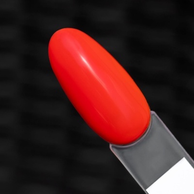 amostra de verniz para unhas vermelha brilhante