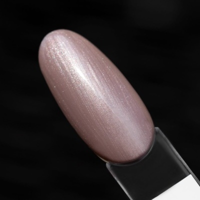 Amostra de verniz de unhas rosado perolado