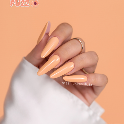 Unhas postiças cor pêssego SPRING FUZZ