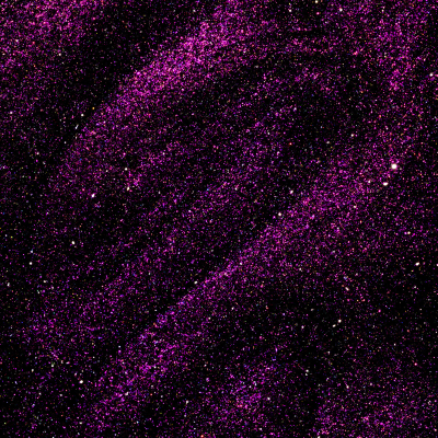 Glitter roxo brilhante com texto SAUTE NAILS