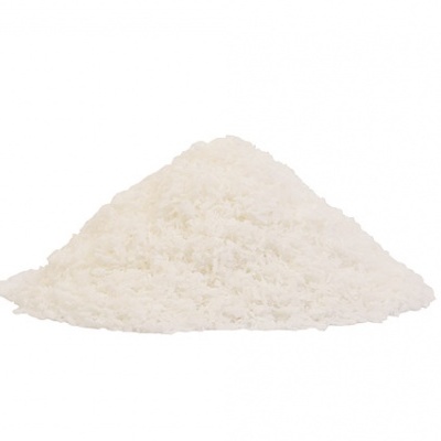 Montinho de flocos brancos finos e irregulares