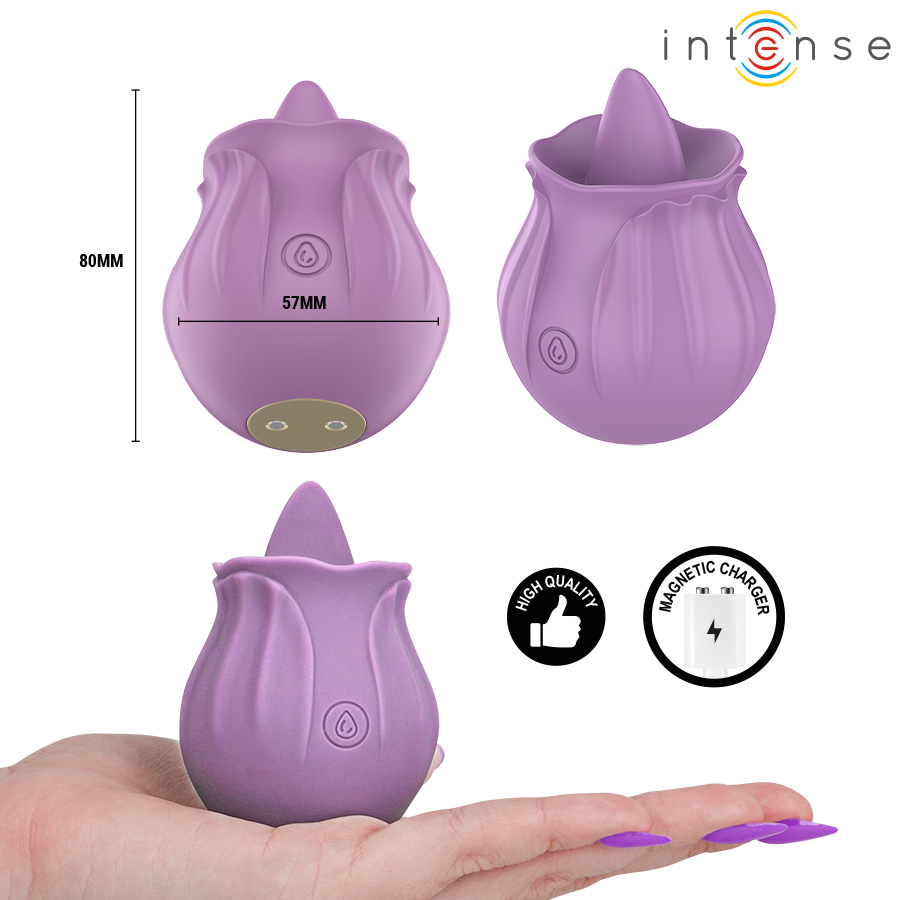 INTENSE Azalea Estimulador de Clitóris Roxo INTENSE Azalea Estimulador de Clitóris Roxo