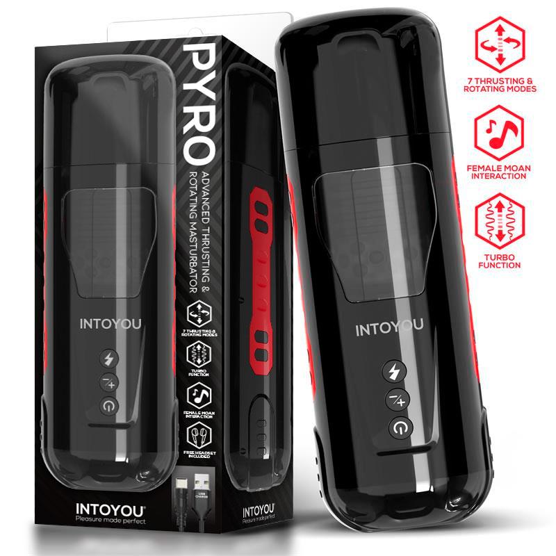 Masturbador Automático Intoyou Pyro – Potência Intensa e Sensações Envolventes Masturbador Automático Intoyou Pyro – Potência Intensa e Sensações Envolventes