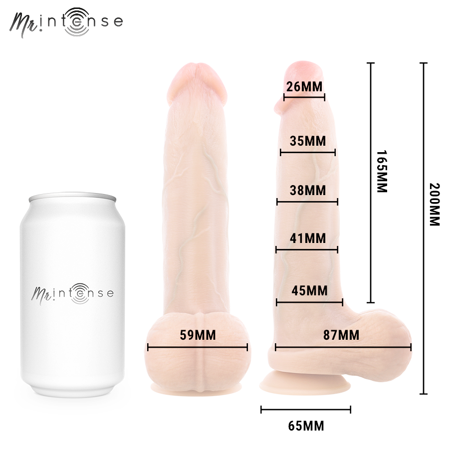 MR INTENSE Bruce M Dildo de Silicone 20 cm MR INTENSE Bruce M Dildo de Silicone 20 cm