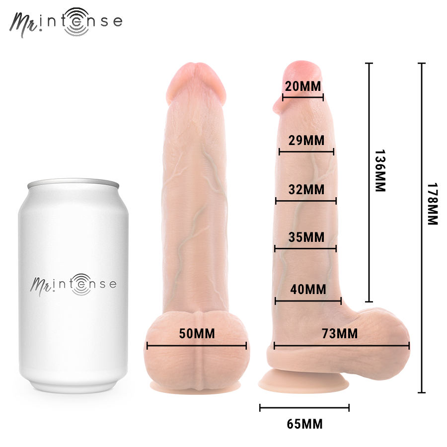 MR INTENSE Bruce S Dildo em Silicone 17,8 cm MR INTENSE Bruce S Dildo em Silicone 17,8 cm