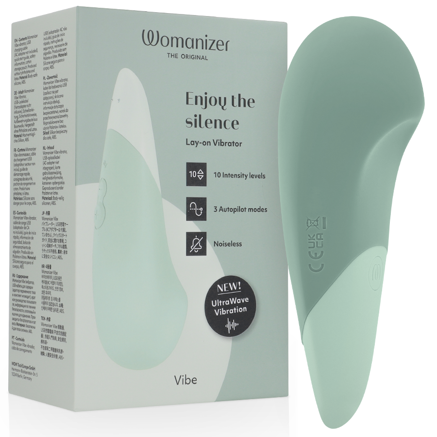 Womanizer Vibe – Vibrador Silencioso UltraWave Sálvia Womanizer Vibe – Vibrador Silencioso UltraWave Sálvia