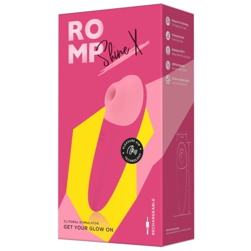 ROMP Shine X – Sugador de Clitóris Potente com Pulsação ROMP Shine X – Sugador de Clitóris Potente com Pulsação