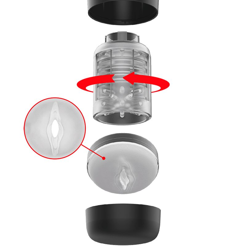 Jamyjob Tornado 360 Rotate | Masturbador Masculino Jamyjob Tornado 360 Rotate | Masturbador Masculino