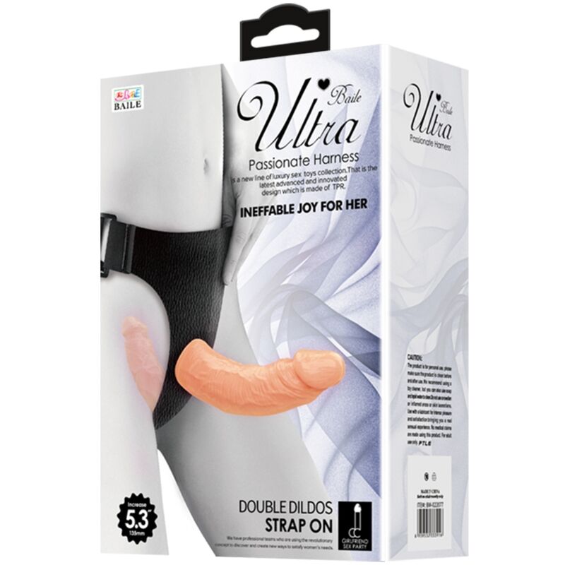 BAILE - STRAP-ON DUPLO COM ARNÊS BAILE - STRAP-ON DUPLO COM ARNÊS