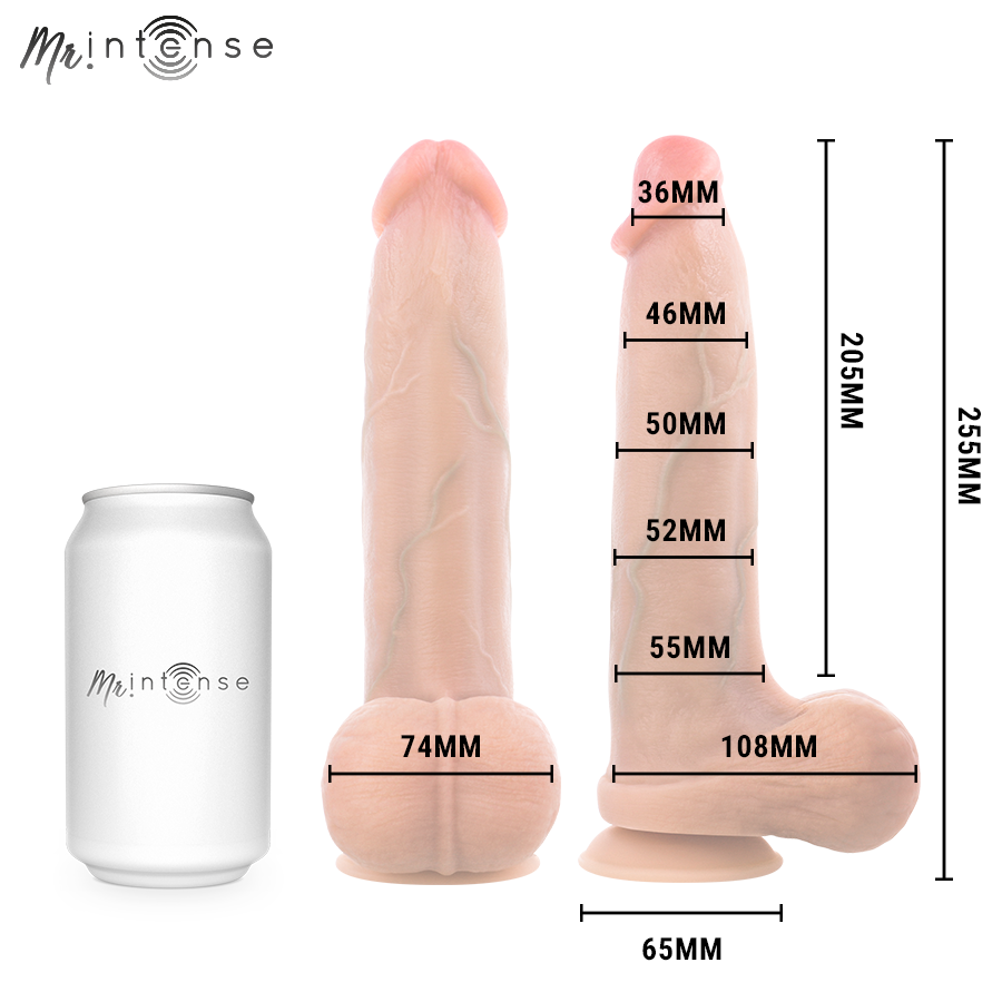 Bruce XL Dildo Realista de Silicone 25,5 cm Bruce XL Dildo Realista de Silicone 25,5 cm