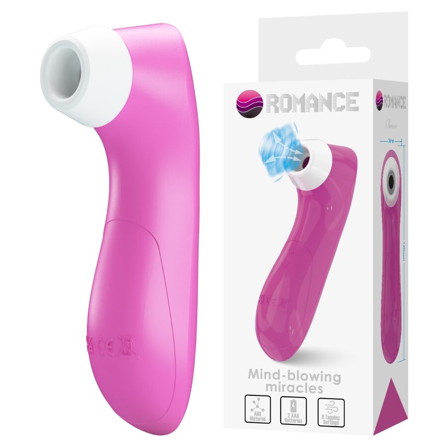 Romance – Sugador de Clitóris com Tecnologia de Pulsação Rosa Romance – Sugador de Clitóris com Tecnologia de Pulsação Rosa