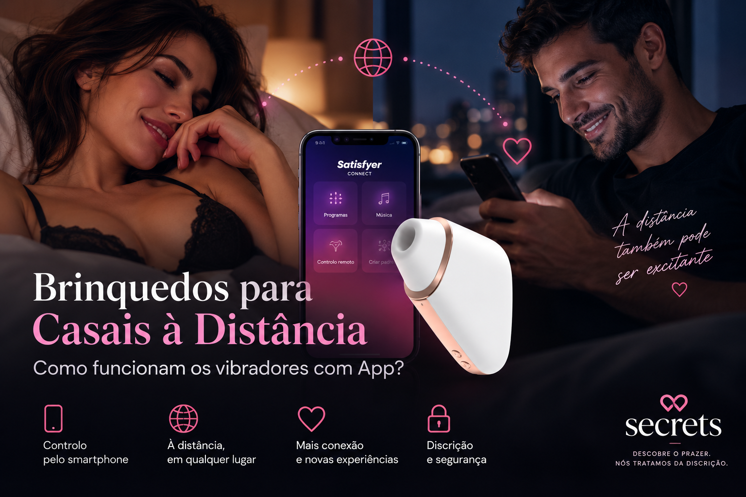 Brinquedos para Casais à Distância: Como Funcionam os Vibradores com App?