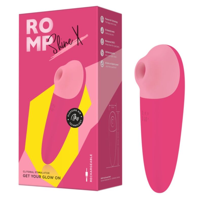 ROMP Shine X – Sugador de Clitóris Potente com Pulsação ROMP Shine X – Sugador de Clitóris Potente com Pulsação