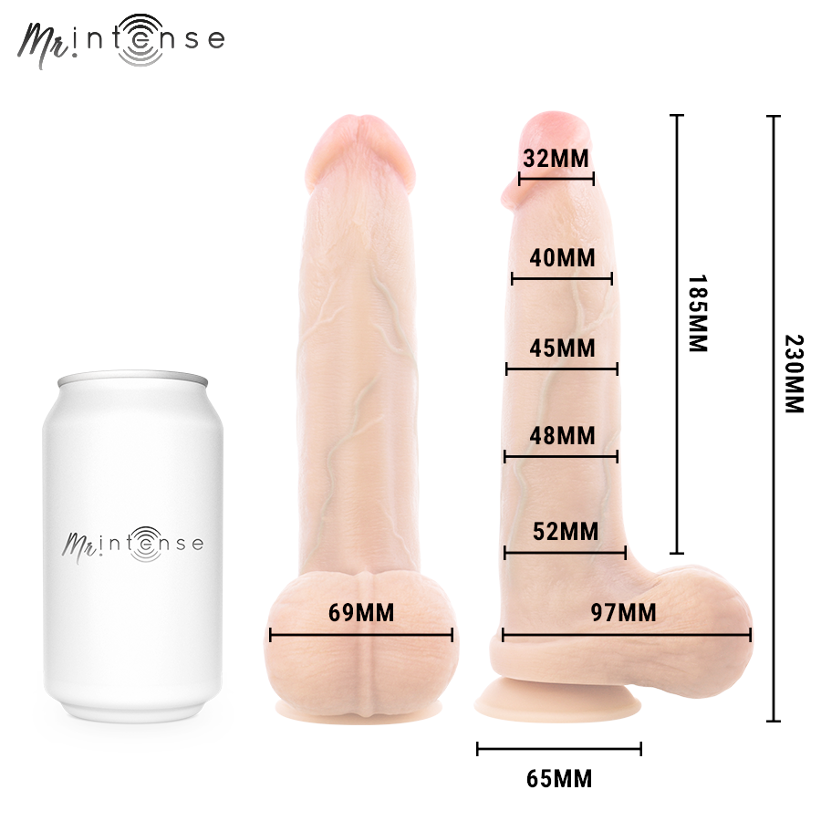 MR INTENSE Bruce L Dildo de Silicone 23 cm MR INTENSE Bruce L Dildo de Silicone 23 cm