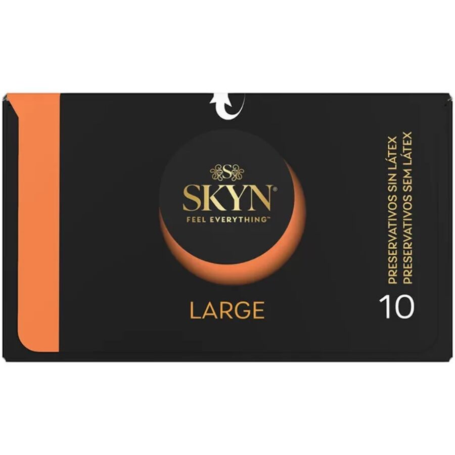 SKYN Large – Preservativos Grandes Sem Látex 56 mm | 10 Unidades SKYN Large – Preservativos Grandes Sem Látex 56 mm | 10 Unidades