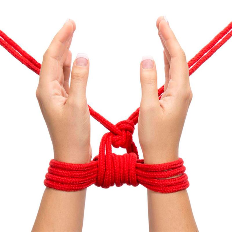 Corda de Bondage Macia Vermelha LOVETOY Corda de Bondage Macia Vermelha LOVETOY