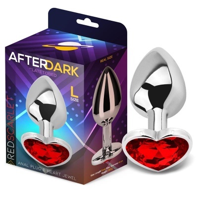 Afterdark: Plug Anal Tamanho L - Prazer Seguro e Elegância