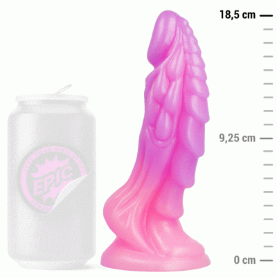 Dildo Alternativo Premium de Brilho Lunar 18,5 cm - Galatea EPIC Cybersilicock