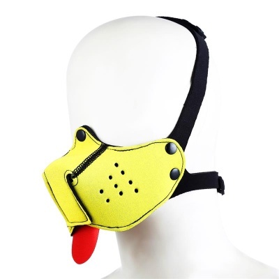 Focinho de cachorro em neoprene A-GUSTO amarelo