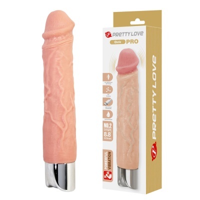 VIBRADOR FLEXÍVEL E REALISTA - PRETTY LOVE OSRIC PRO
